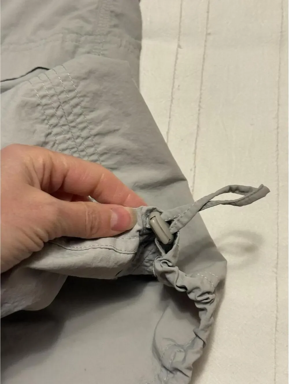 Zara Gray Parachute Cargo Pants Women's Size XS - Picture 8 of 8